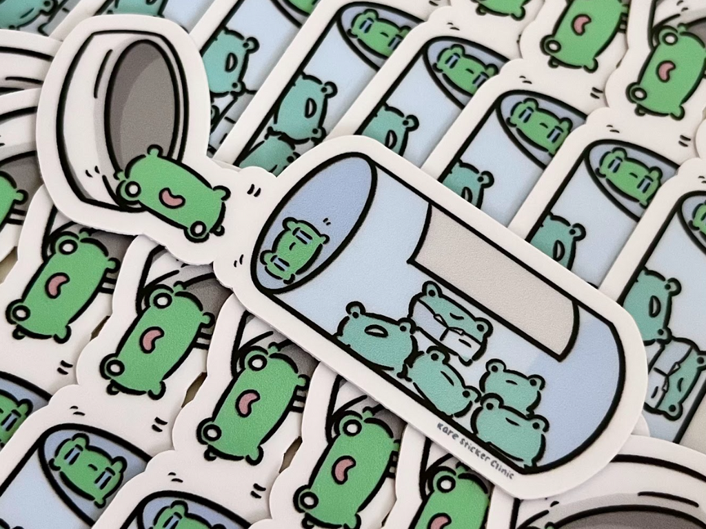 spilled frog pills